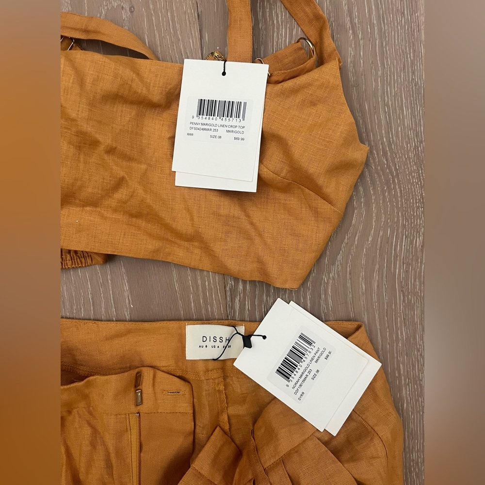 DISSH marigold linen set